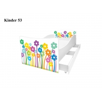Кровать детская Kinder Цветы (8 вариантов), Viorina Deco